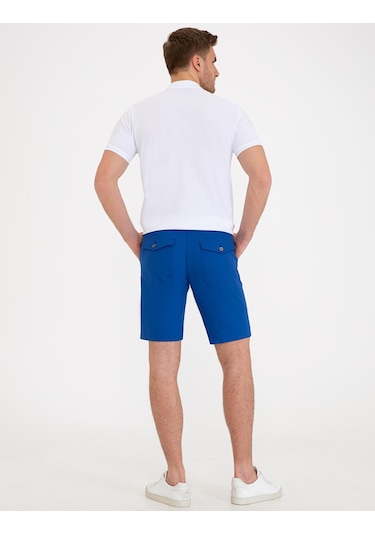 Pierre Cardin Erkek Saks Şort / Bermuda 50233249-vr045 Saks
