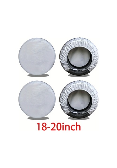 Dashanshop 18-20inch 4 Adet Oto Lastik Kılıfı Sedan Karavan Suv Dayanıklı Koruma