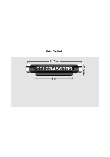 Dailytech Araba Araç Park Numaratör Telefon Numarası Yazma