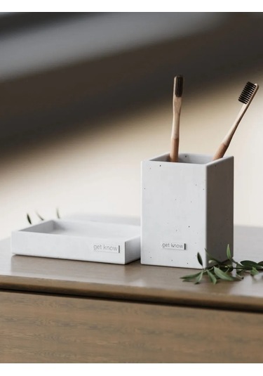 Getknow Home Banyo Aksesuarları Seti 270388914 Beyaz