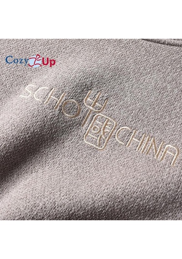 Cozy Up Erkek Peluş Ve Kalınlaştırılmış Örme Kazak Termal Sıcak Kazak Dış Koyu Gri