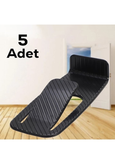 Porsima Yapışkanlı Kapı Stoperi - 5'li Kapı Kapı Altı Takozu