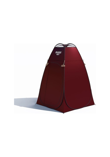 Orcamp Wc Ve Duş Çadırı 120 x 120 x 180 CM Kırmızı