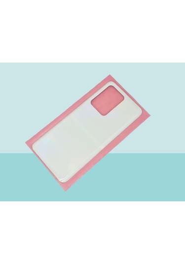 Samsung Galaxy S20 Utra Uyumlu Arka Kapak Batarya Kapağı - Beyaz Çok Renkli