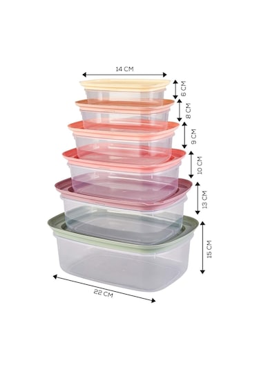 Karaca  Vicks Light 6'lı Saklama Kabı