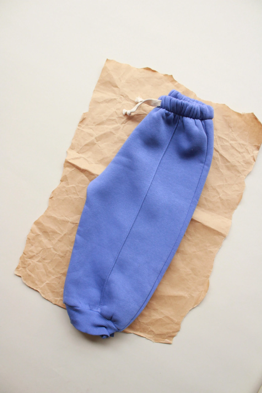 Leylak Polarlı Eşofman Altı Lila