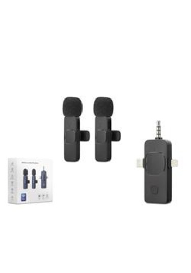 Hadron Hdx2782 Kablosuz Çift Yaka Mikrofonu 3in1