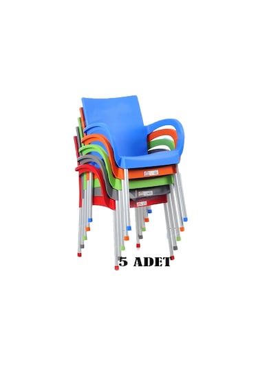 Holiday Sümela Metal Ayaklı Kollu Sandalye 5 Renk