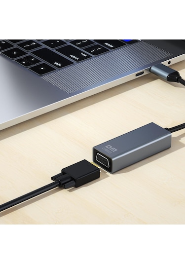 Dm Chb023 Type C To Vga 1080p 60hz Çevirici Dönüştürücü