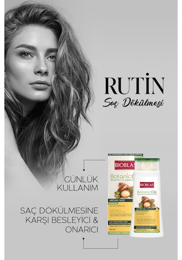 Bioblas Botanic Oils Argan Şampuan 360 Ml Besleyici, Onarıcı, Argan Yağı