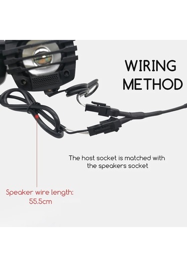 Sones Bluetooth Mp3 Hoparlörlü Motosiklet Cep Telefonu Şarj Standı Yl-056