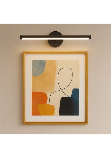 Modern Kablosuz Tak Çalıştır Ledli Pilli Aplik Banyo Tablo Ayna