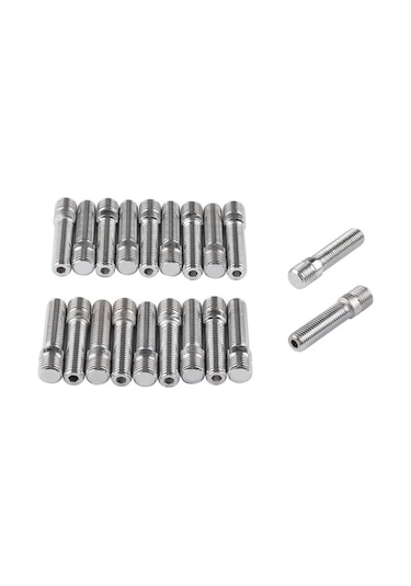 Cbtx 20 Adet 5.8cm Evrensel Araba Modifikasyonu Genişletilmiş Tekerlekler Saplama Dönüşüm M12x1.25 İla M12x1.5 Vida Adaptörü Ln032 Ln033 Ln044