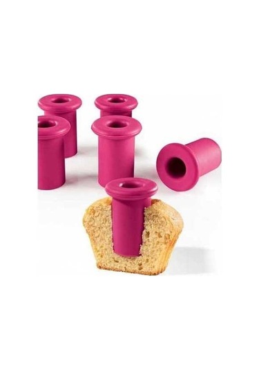 Ulzyvf Yuvarlak Tıpa Silikon Seti, Pembe Mutfak Kek Kalp Kalıp, Gw Kalp Şekli Pembe Kalp Şekli Pembe