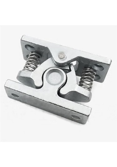 Nayomiglow 1 Adet Yaylı Kapı Kolay Kilitleme Durdurma Mandalı Serbest Bırakma Kelepçesi Çift Makaralı Mandal Mp-3