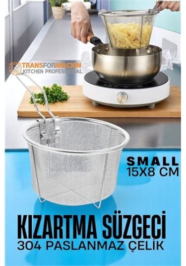 Modacar Kızartma Süzgeci Patates Kızartma Filtresi 304 Paslanmaz Çelik Diğer