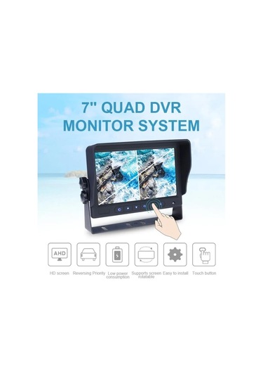 Blacksys Betoptek Btm710 Ticari Araç Ekranlı 3 Lü Kamera Sistemi Btm710