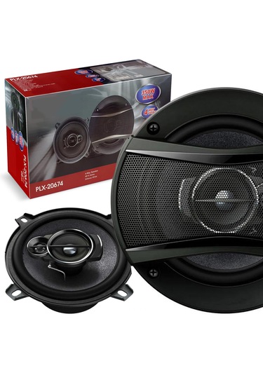 Oto Hoparlör Kağıt 13cm 350w Tweeterli Kapaklı 2 Adet