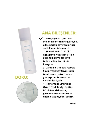 Moonseal Moonlight Aurora Toner 120ml Lifting Etkili Yatıştırıcı Tonik