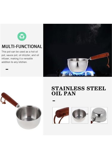 Paslanmaz Çelik Tereyağı Eritme Tenceresi Dökme Ağızlı Sos Tenceresi Tereyağı Isıtıcı Tencere Stok Tenceresi Süt Peynir Tenceresi Dökme Yağ Tencereleri Çorba Kahve Çikolata Sosu İçin Gümüş