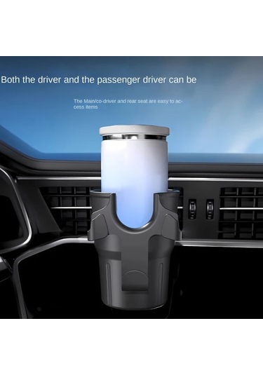 Xuweiwei Black Çok Amaçlı Araç Bardak Askısı Kancası - Dayanıklı Plastik Telefon Su Şişesi Havalandırma Depolama İçin