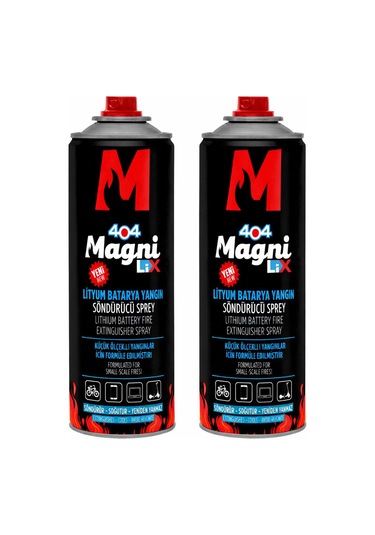2'li Lityum-iyon Batarya Yangın Söndürücü Sprey 500 Ml