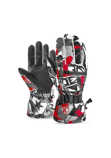 Kış Eldivenleri Koruyucu Eldivenler Rahat Eldivenler Açık Havada Çalışırken Ellerinizi Sıcak Ve Korumalı Tutun. 1 Set Beyaz