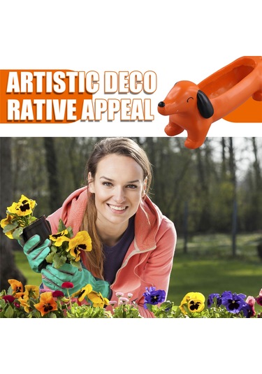 Köpek Çiçek Saksısı Dachshund Dekoratif Çiçek