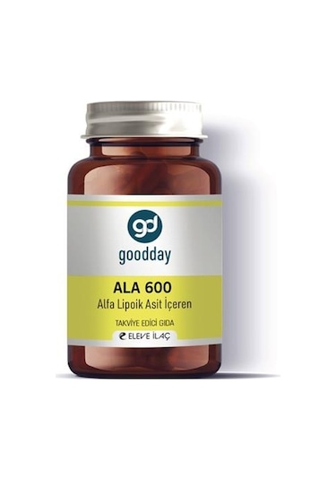 Goodday Alfa Lipoik Asit Ala600 60 Kapsül Takviye Edici Gıda