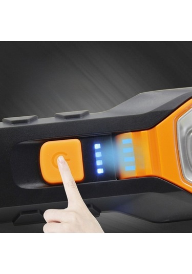 Besthome1 Usb Şarjlı Manyetik Tabanca Led Işığı - Araç Tamiri, Kamp Ve Bakım İçin Parlak Kullanım İçin İdeal Yd-6302b