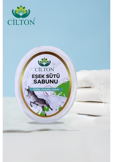 Cilton Eşek Sütü Sabunu Doğal Süngerli Sabun 150 Ml