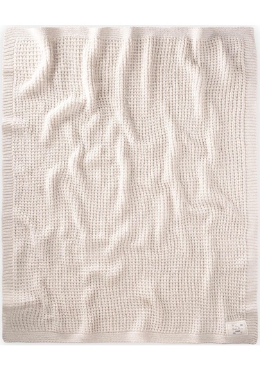 Cigit Selanik Triko Battaniye 80x100 +/-5 Cm Ekru Ekru