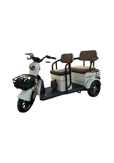 Motolux Fayton FX10 Elektrikli Motosiklet Beyaz - Krem