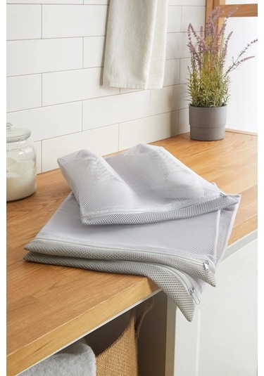 3 Adet Beyaz Ayakkabı Yıkama Filesi Eko