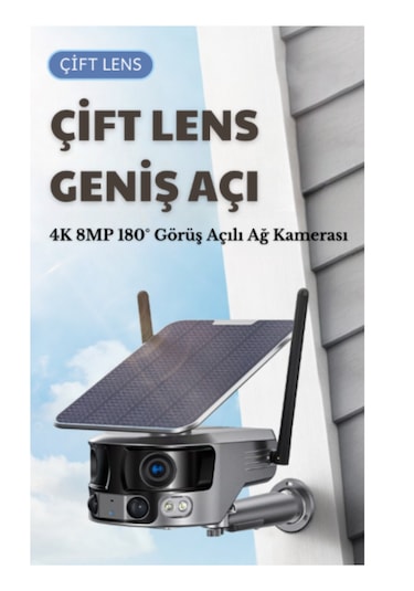 Bester 4k/8mp 4g Simkartlı ,data Hatlı Panoramik Solar Güneş Ener