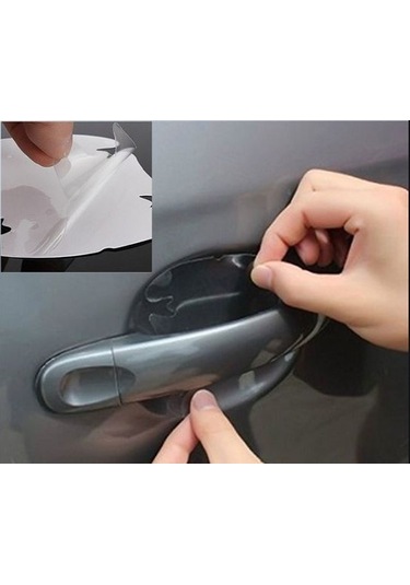 Araba Kapı Kolu Koruyucu Film 4lü Set 5256