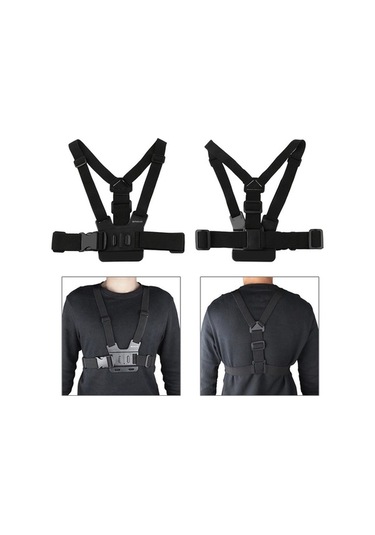 Createtech Puluz Pu26 Gopro Hero4/hero3+ Adaptif Kemer Montajlı Göğüs Kancası, Ergonomik Tasarım