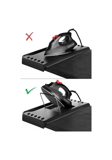 Primanova Almeda Ütü Masası - Siyah Siyah
