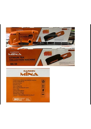 Garden Mina Mn30 Mina Çay Toplama Makinası 24 V 12 Ah