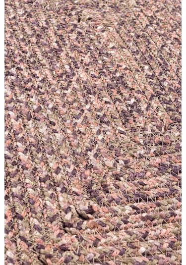 Cesta El Yapımı Örgü Mor Dikdörtgen Amerikan Servis 32x45 4024 Mor