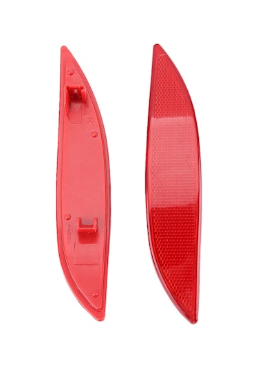 Yaozixa Renault Megane Mk3 2008-2013 Arka Tampon Reflektör Lambası, Kaliteli Abs Malzeme, 3804-3805 Oe Numralı, Kolay Kurulum, Dayanıklı, 1 Çift