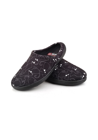 Gezer 16162 Günlük Kadın Ev-halı Terliği Siyah