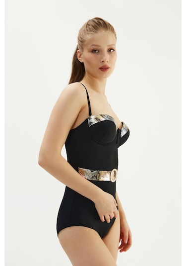 Eros 2281 Kemerli İnce Askılı Mayo 001