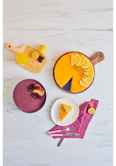 Karaca  Süper 2'li Kek Kalıbı Seti Lacivert Gri 28/24 cm