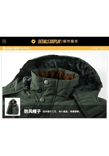 Pasifix Erkek Kalın Günlük Pamuklu Mont 001