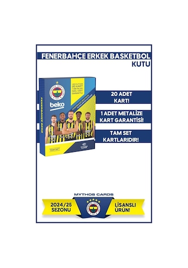 Erkek Basketbol Tam Set Sezon Kartları - Kutu