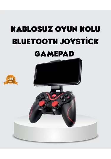 Bluetooth Gamepad Kablosuz Oyun Kumandası Tek Cihaz Destekli 19854559