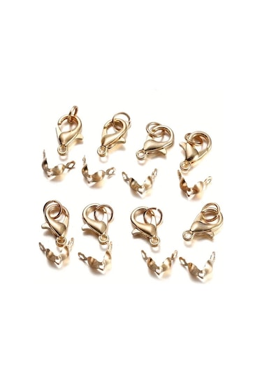 Willowhaven 60 Adet Sağlam Alaşım Istakoz Kilit Halka İle Takı Yapımı Bileklik Kolye Diğer