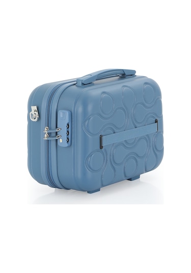 Mçs Polipropilen 3lü Valiz Seti Büyük & Kabin & Makyaj V376 S23sy1000053-set 10227 Sky Blue