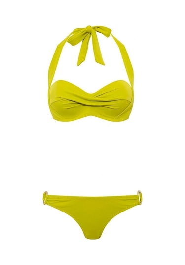 U.S. Polo Assn. Kadın Yeşil Bikini Takım